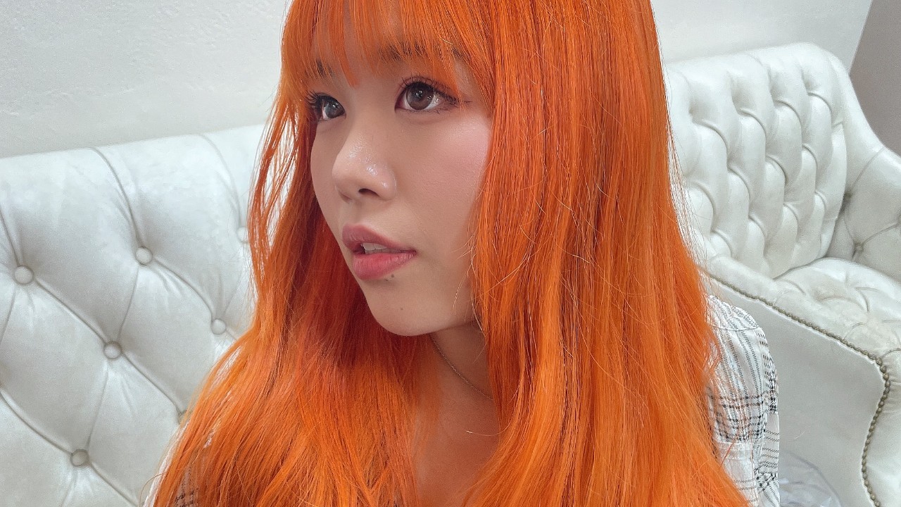 オレンジ髪になりました🧡✨