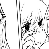 溶け合う二人（らくがき）