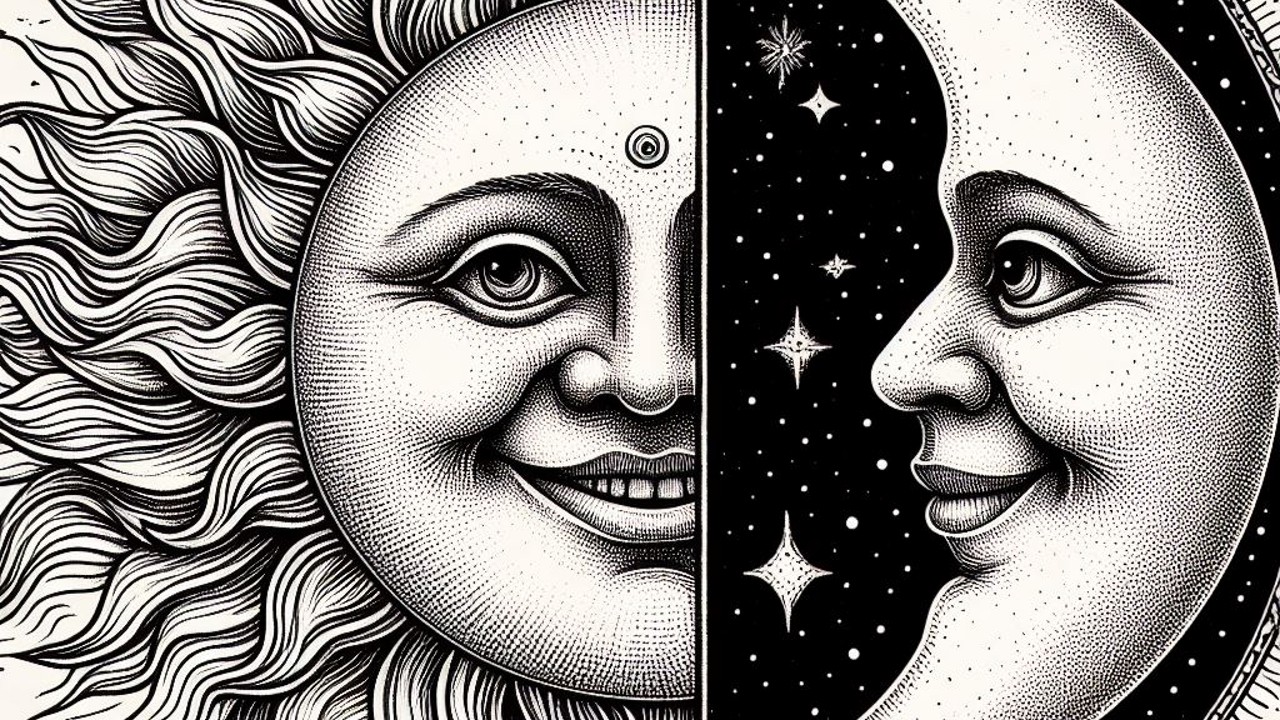 Smiling Sun and Moon