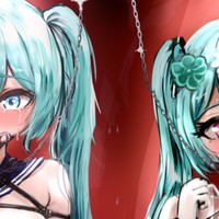 skeb ブルーアーカイブミクとスピリチュアルミク　オークション