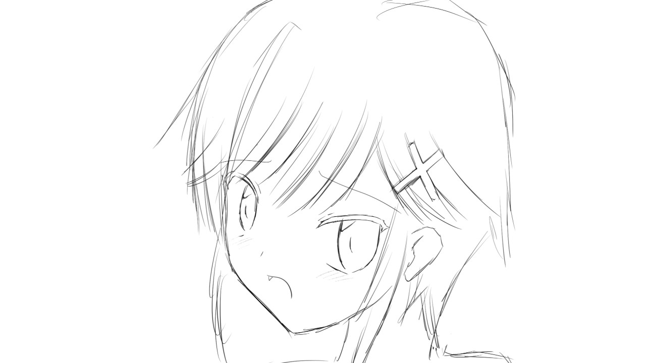 【理亜ﾁｬﾝ絵落描きです～】