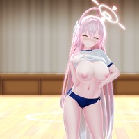 【ブルアカ動画】ハナコが体操服で「Hold Up」