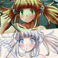 塗る練習をする