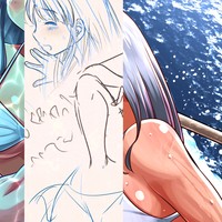 リク絵完成と制作の様子とかなど