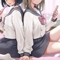 【告知】ユビノタクト様『憧れの彼女に焦らされる私は百合堕ちする』