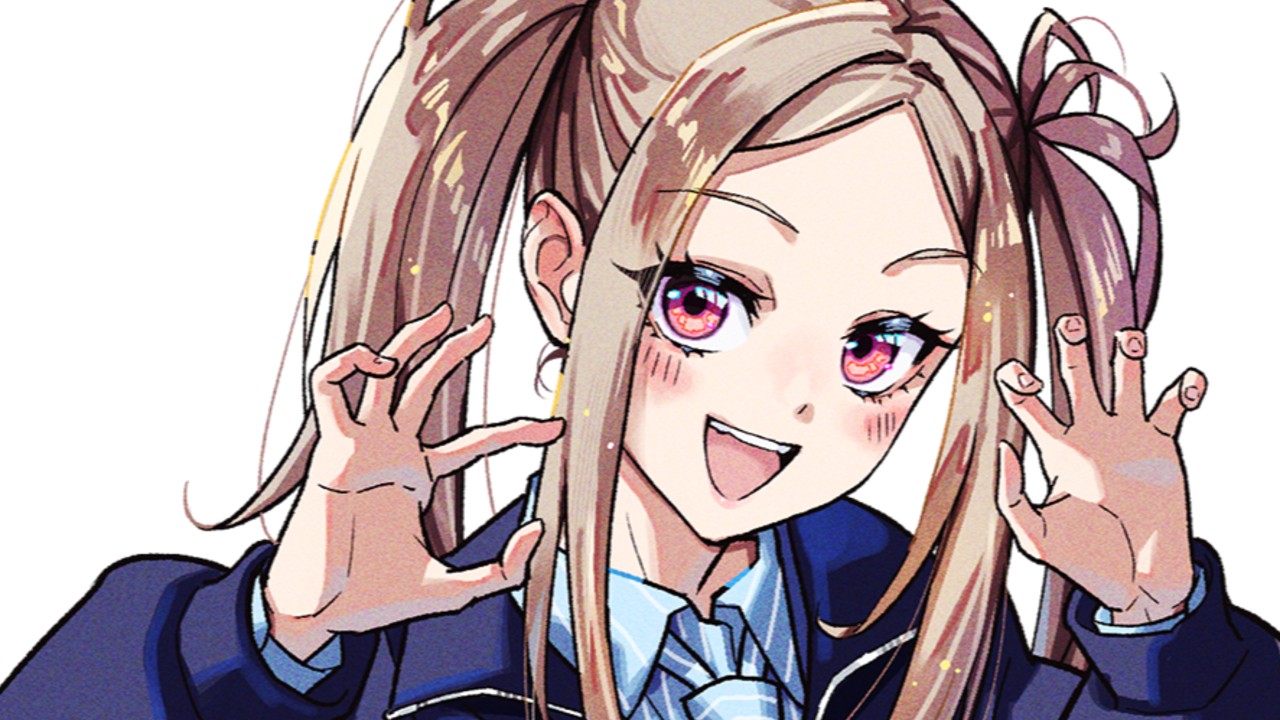 ポーズ５・がおーポーズの女の子