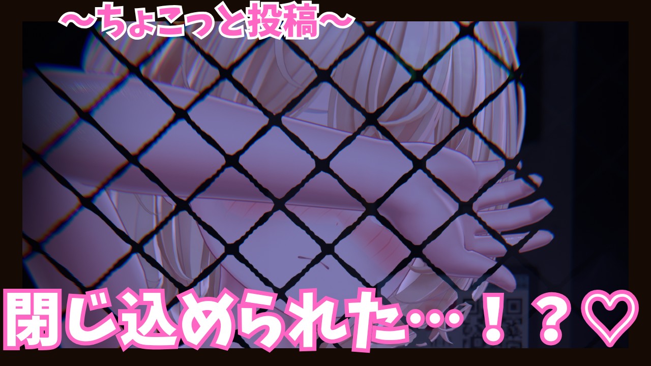 【ちょこっと投稿】閉じ込められちゃった…♡♡