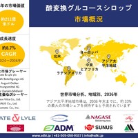 世界のグルコースシロップ産業規模調査、シェア、動向、需要分析概要 - 2024-2036年予測