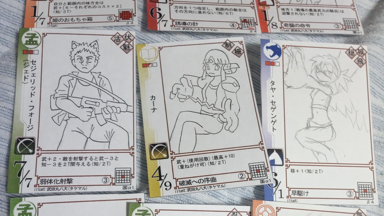 クラスカール戦乱記(2)：キャラの簡単なネーミング法