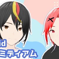 【VRoid用ヘアプリセット】黒髪ミディアム【正式版対応】