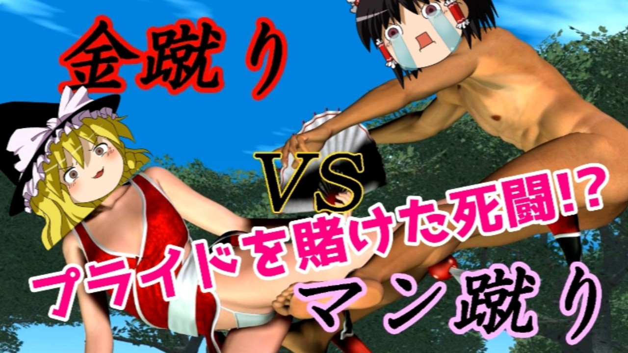 ゆっくり実況：「金蹴り対マン蹴り」男女のプライドをかけた最終決戦！禁断の横スクロール激痛アクション！ - 二次元マニアックス！ - Ci-en（シエン）