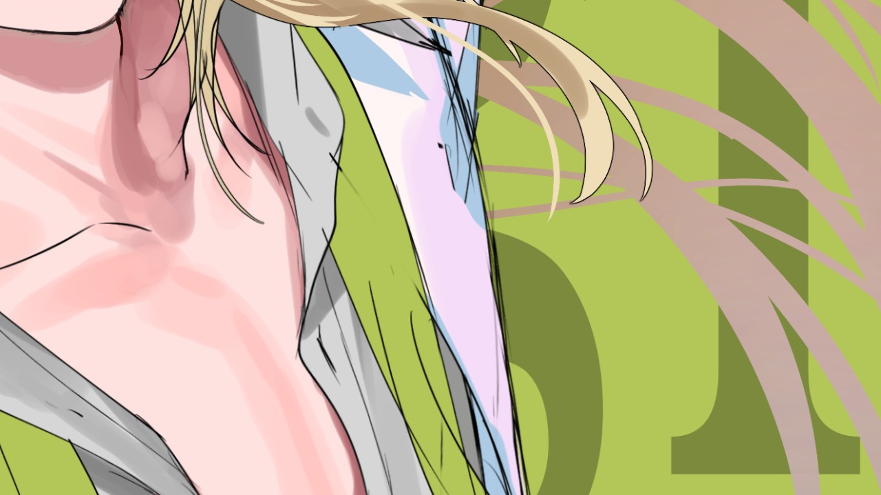 李桜続編、制作中　【ラフイラストちら見せ公開】