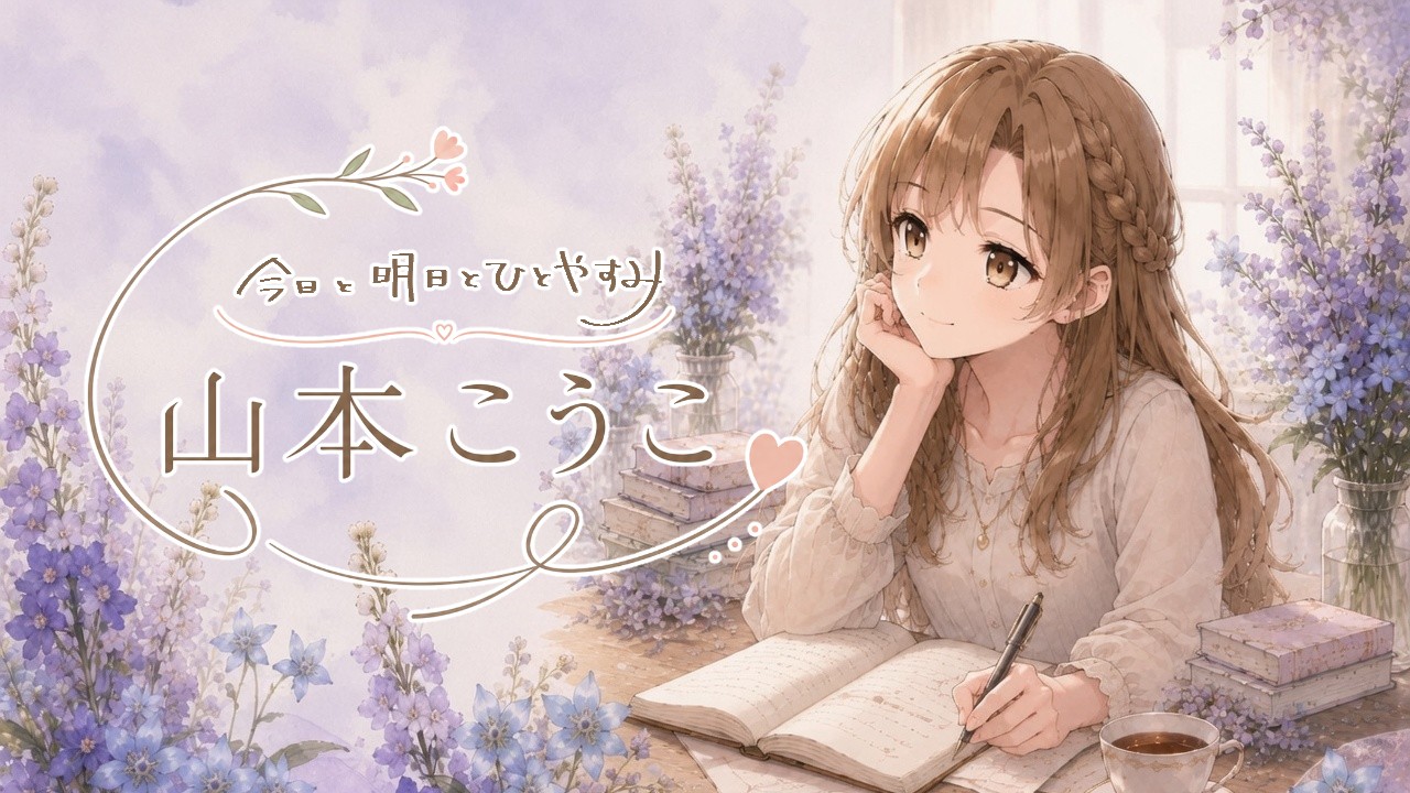 【音声あり】今日と明日とひとやすみ。7月12日の夜にばいばい。