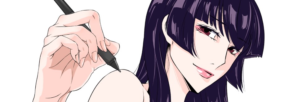 えっちな絵を描く艶子さん