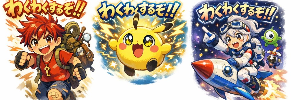 わくわくするぞ！