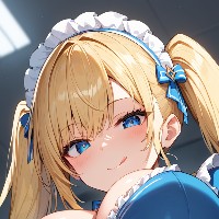金髪ツインテール