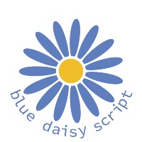 blue daisy script