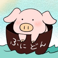 ぶにどん/メガネの貯金箱